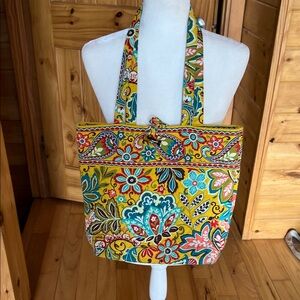 Vera Bradley Provençal yellow floral tote